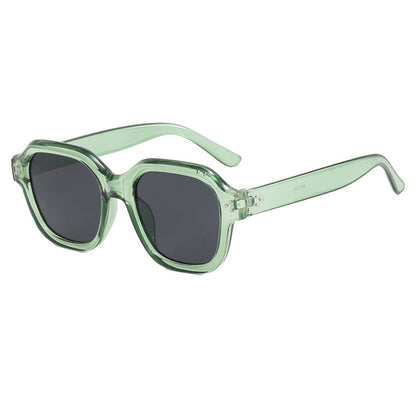 Fashionable Retro Rice-Grain Purple Sunglasses With A Distinctive Style