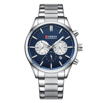 Men's Business Six-Hand Multifunction Quartz Watch