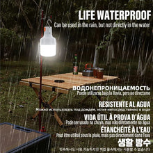USB Rechargeable LED Lamp Bulbs with Hook for Camping, Fishing, and Emergency Outdoor Lighting