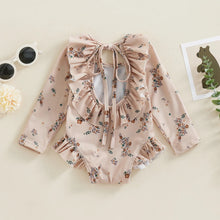floral baby swimsuit

