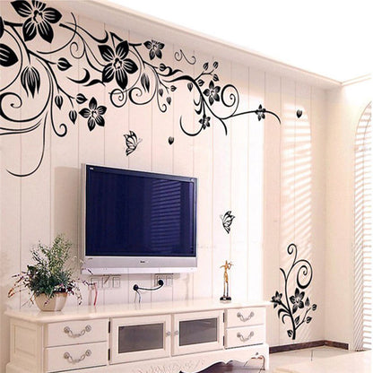 flower mural sticker