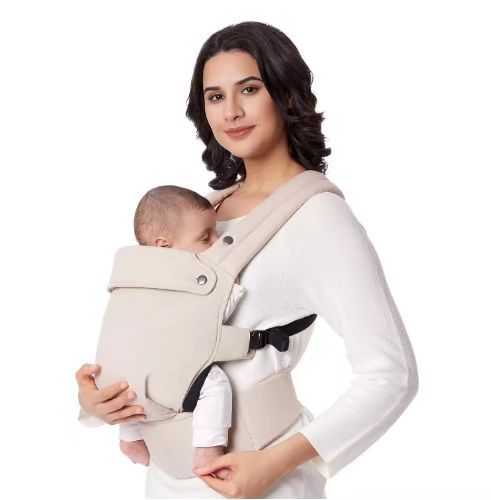 Four season cotton baby carrier for newborns with breathable wrap design


