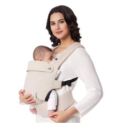 Four season cotton baby carrier for newborns with breathable wrap design

