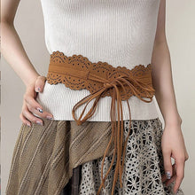 fringe corset belt