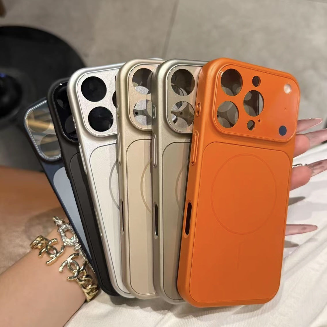 frosted glass case