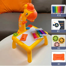 "LED Art Projector for Kids with Drawing Table and Painting Board"

