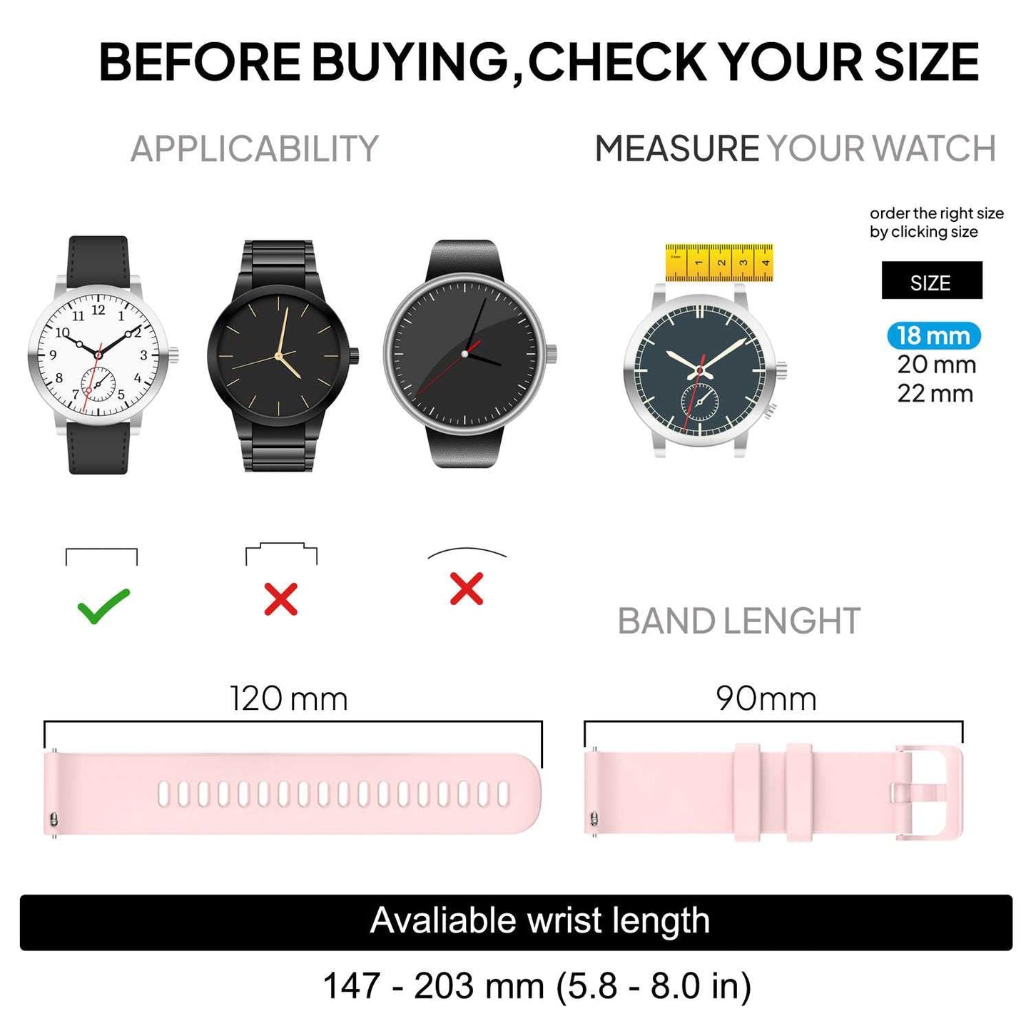 Pink Garmin Venu2S compatible silicone watch strap for sport and daily use

