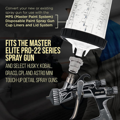 Graco Metal Cup Adapter for Spray Gun - Durable and Leak-Resistant