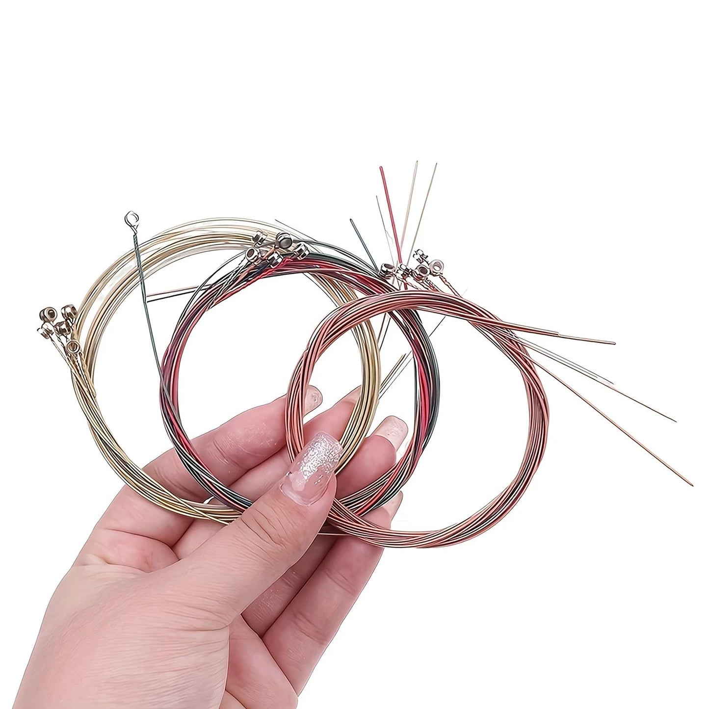 "Premium Acoustic Guitar Strings 6Pcs/Set for enhanced sound quality"