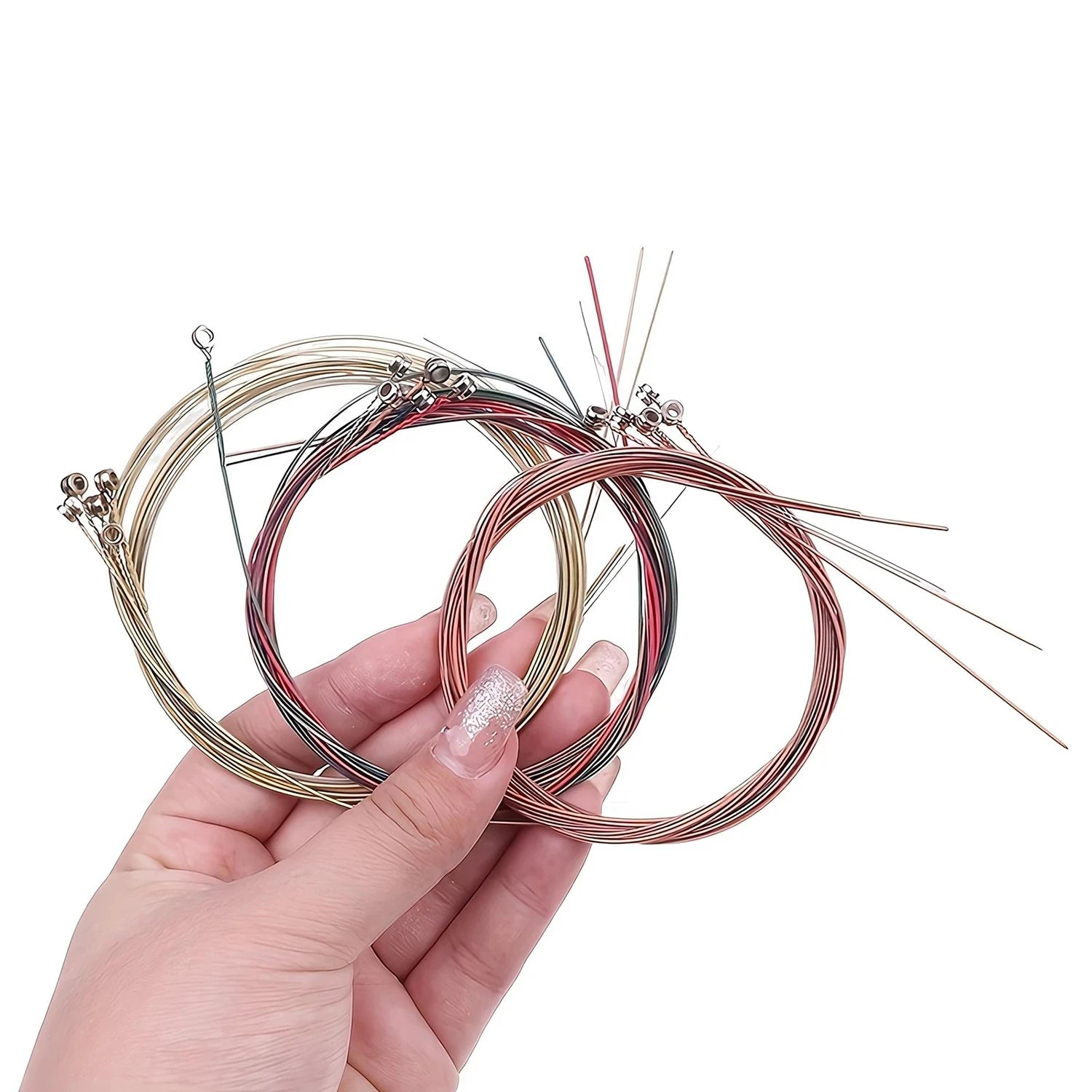 "Premium Acoustic Guitar Strings 6Pcs/Set for enhanced sound quality"