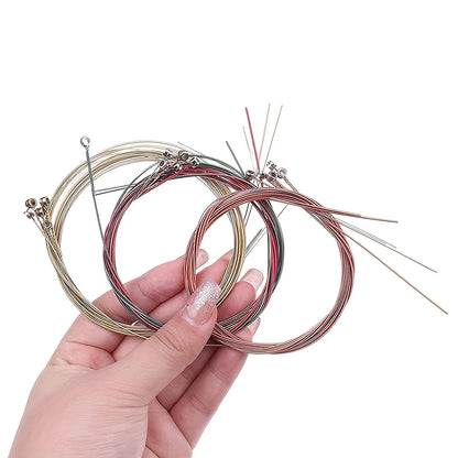 "Premium Acoustic Guitar Strings 6Pcs/Set for enhanced sound quality"