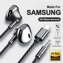Type-C In-Ear Wired Headphones with Mic for Karaoke and Stereo Music