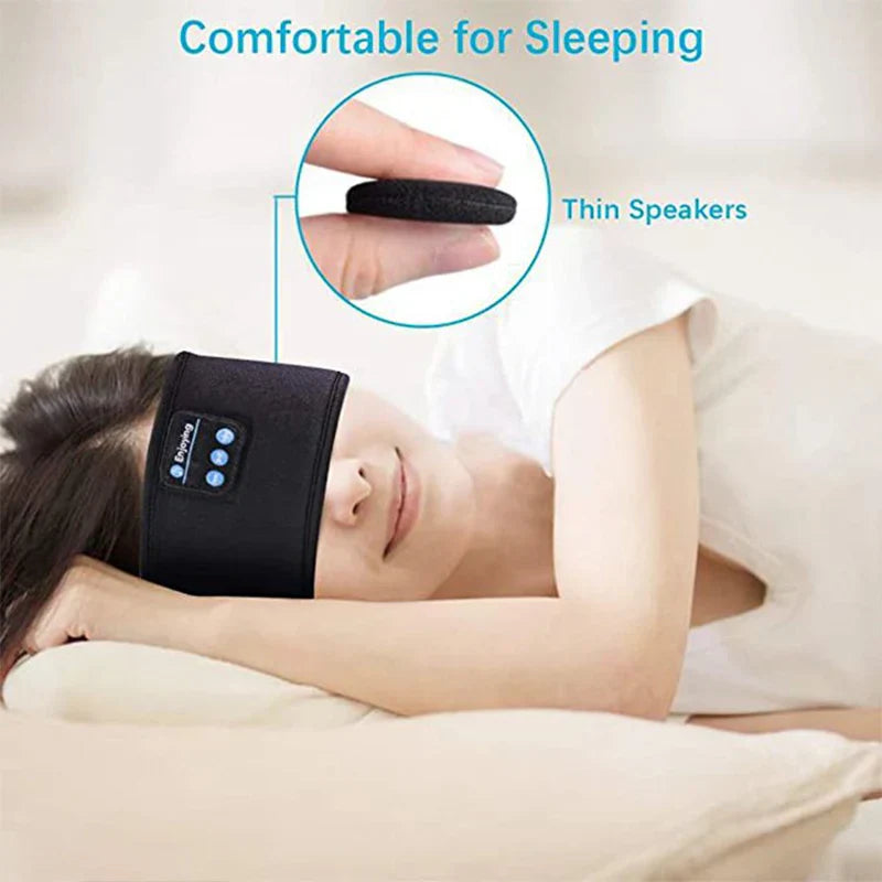 Oracluxe wireless Bluetooth sleep mask with built-in headphones for comfortable rest

