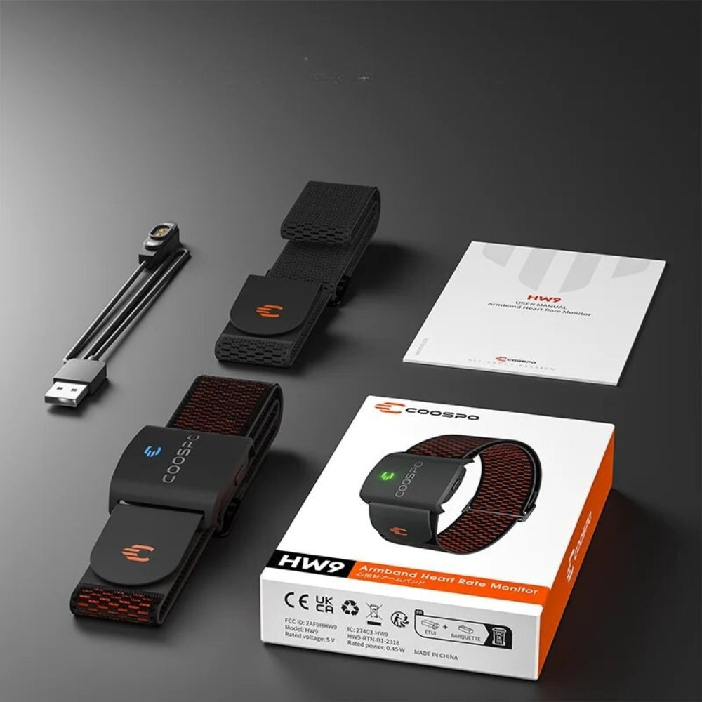 Coospo smart armband heart rate monitor for accurate fitness tracking

