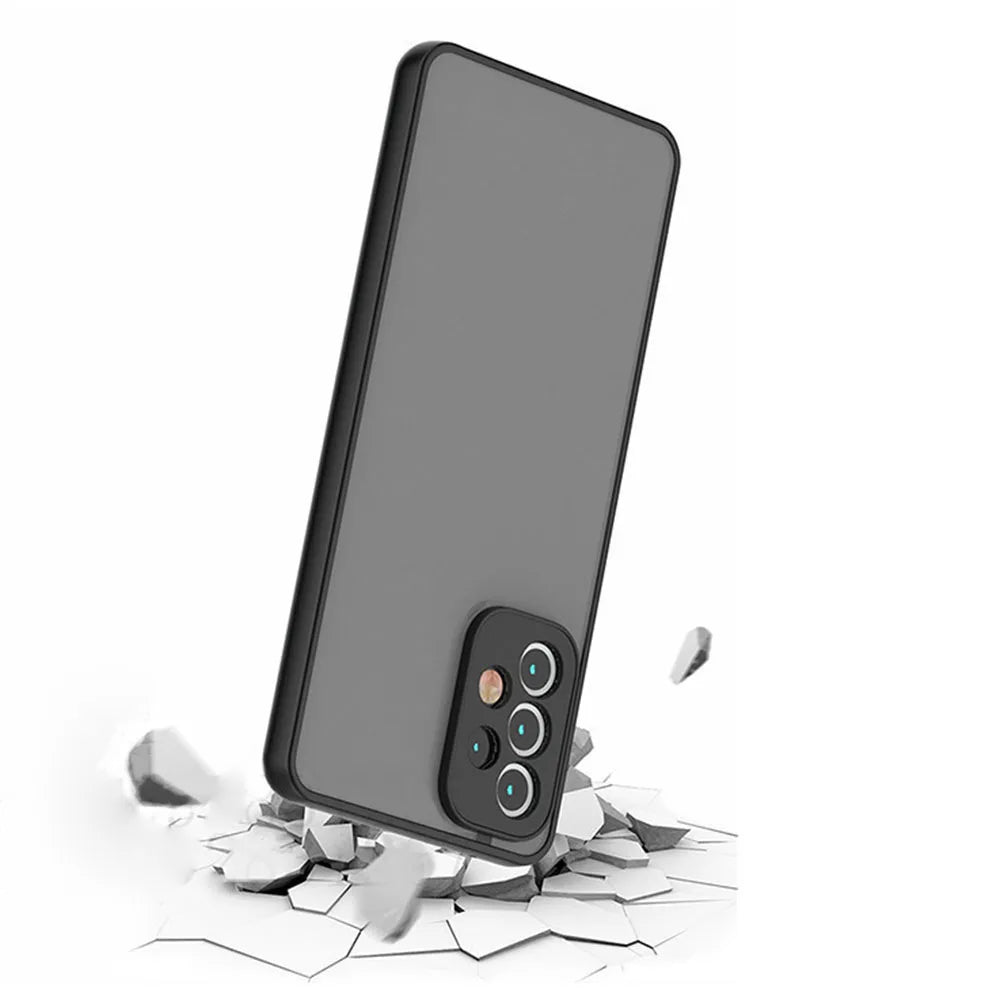 Shockproof Armor Case for Samsung Galaxy S and A Series with Matte Finish