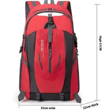 Waterproof hiking backpack for travel, trekking and mountaineering