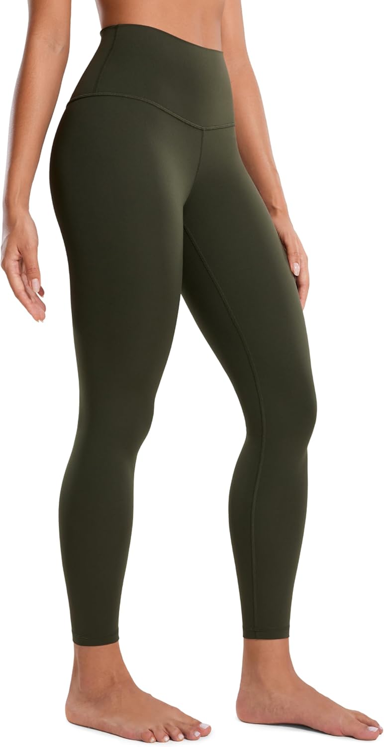 Soft stretchy high-waisted yoga workout leggings