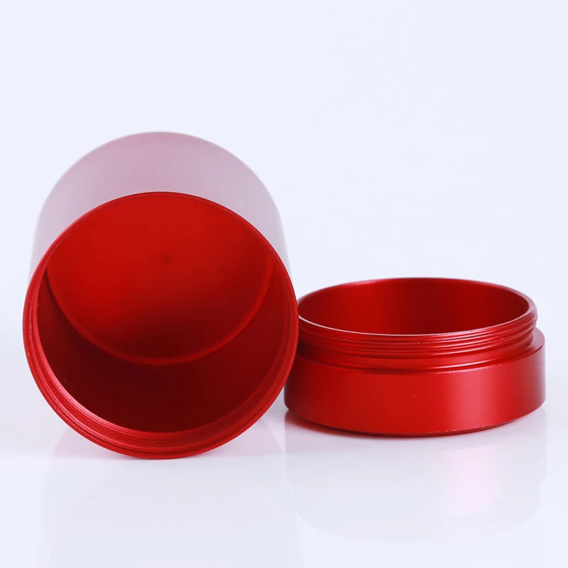 Compact Mini Metal Tea Can for travel coffee and sugar storage