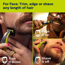 Philips OneBlade replacement blade for QP2520 and QP6510 beard trimmer