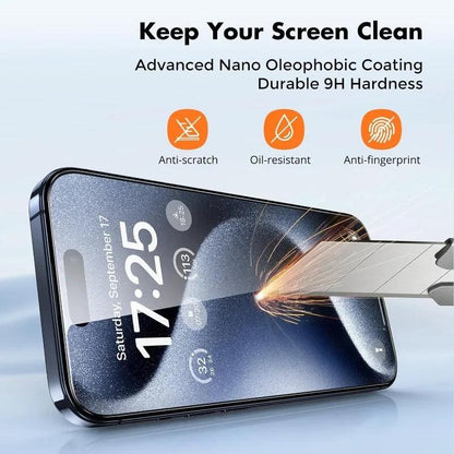 iPhone tempered glass protector