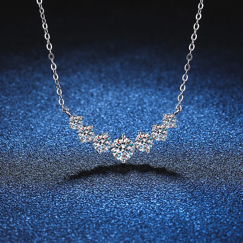 LuminaLux Moissanite Elegance Necklace