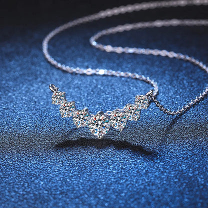 LuminaLux Moissanite Elegance Necklace