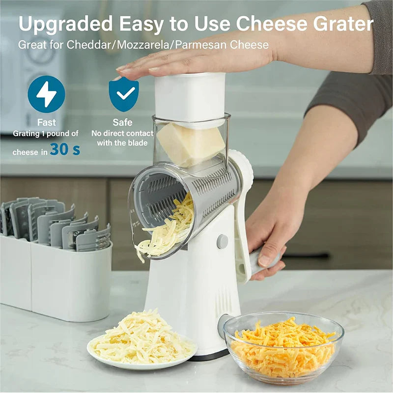 Easy Spin Kitchen Grater