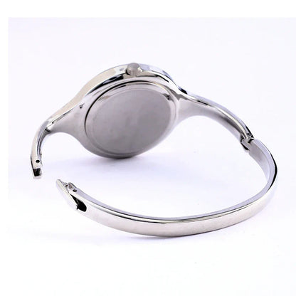 Sleek Bangle Bracelet : Elegant Simple Design Bracelet Watch for Women