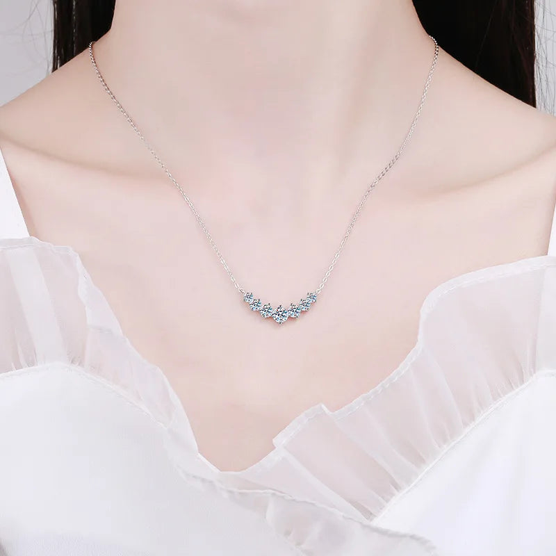 LuminaLux Moissanite Elegance Necklace