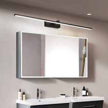 Sleek indoor LED strip wall lamp mounted in modern living room interior

