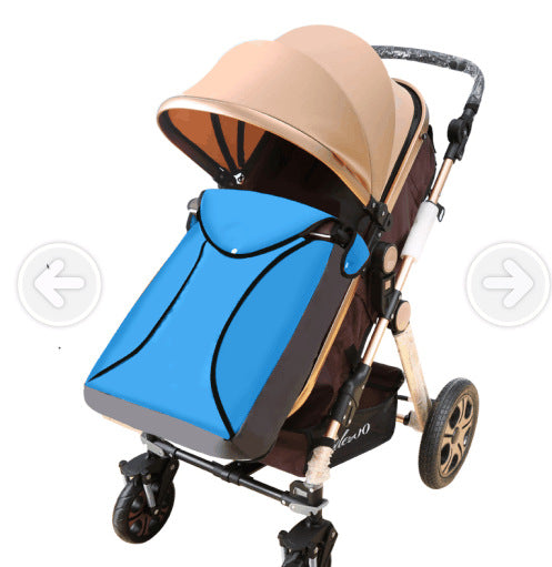 Thick infant baby carrying quilt designed for stroller warmth and comfort

