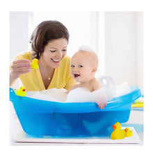 Baby bath stool safety chair with anti-slip design for safe bathing


