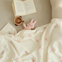 Baby bear fluffy blanket made with soft velvet for infant warmth and comfort

