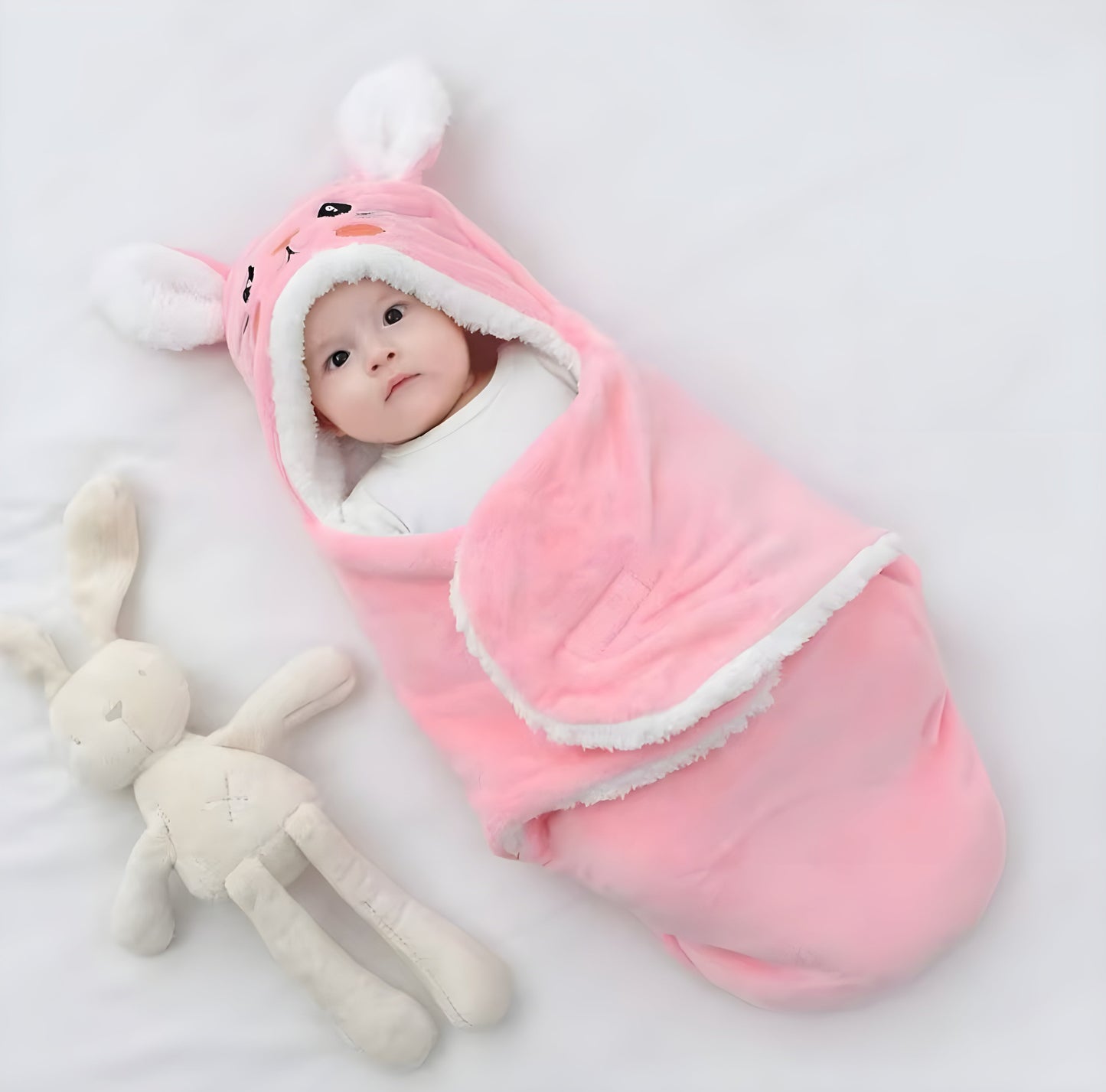 Soft and breathable newborn baby sleeping bag for safe infant sleep

