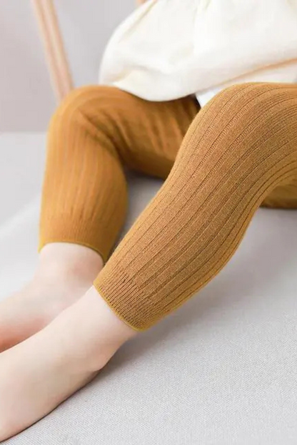 Soft cotton newborn baby pants for infants in pastel colors


