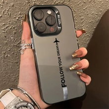 Travel inspired iPhone 16 case with printed design and durable shell

