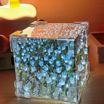 Tulip Flower Sea Cube