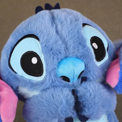 Kawaii Stitch Plush Doll with Soothing Music and Breathing Light