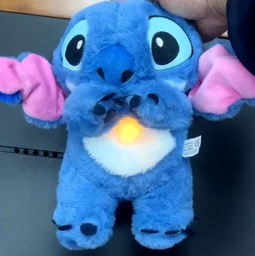 Lilo Stitch plush doll with music and light for kids and babies

