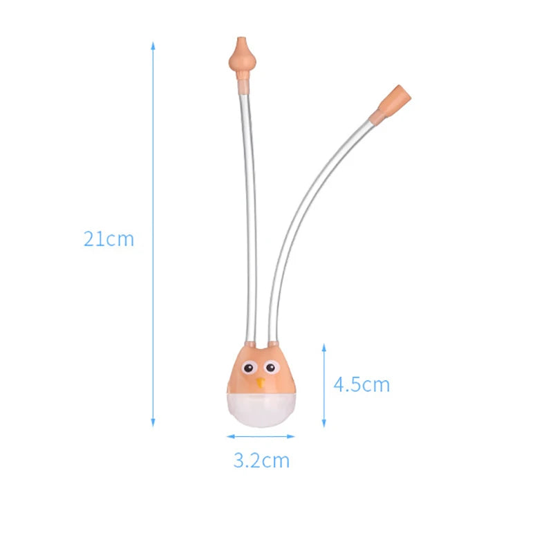 Soft Newborn Baby Nasal Aspirator for Easy & Gentle Nose Cleaning