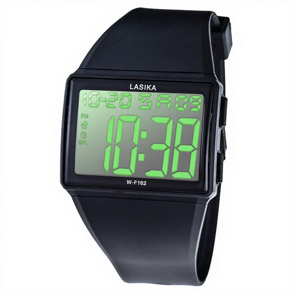 Kids waterproof multifunction square watch for sports and outdoor activities