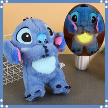 Kawaii Stitch Plush Doll with Soothing Music and Breathing Light