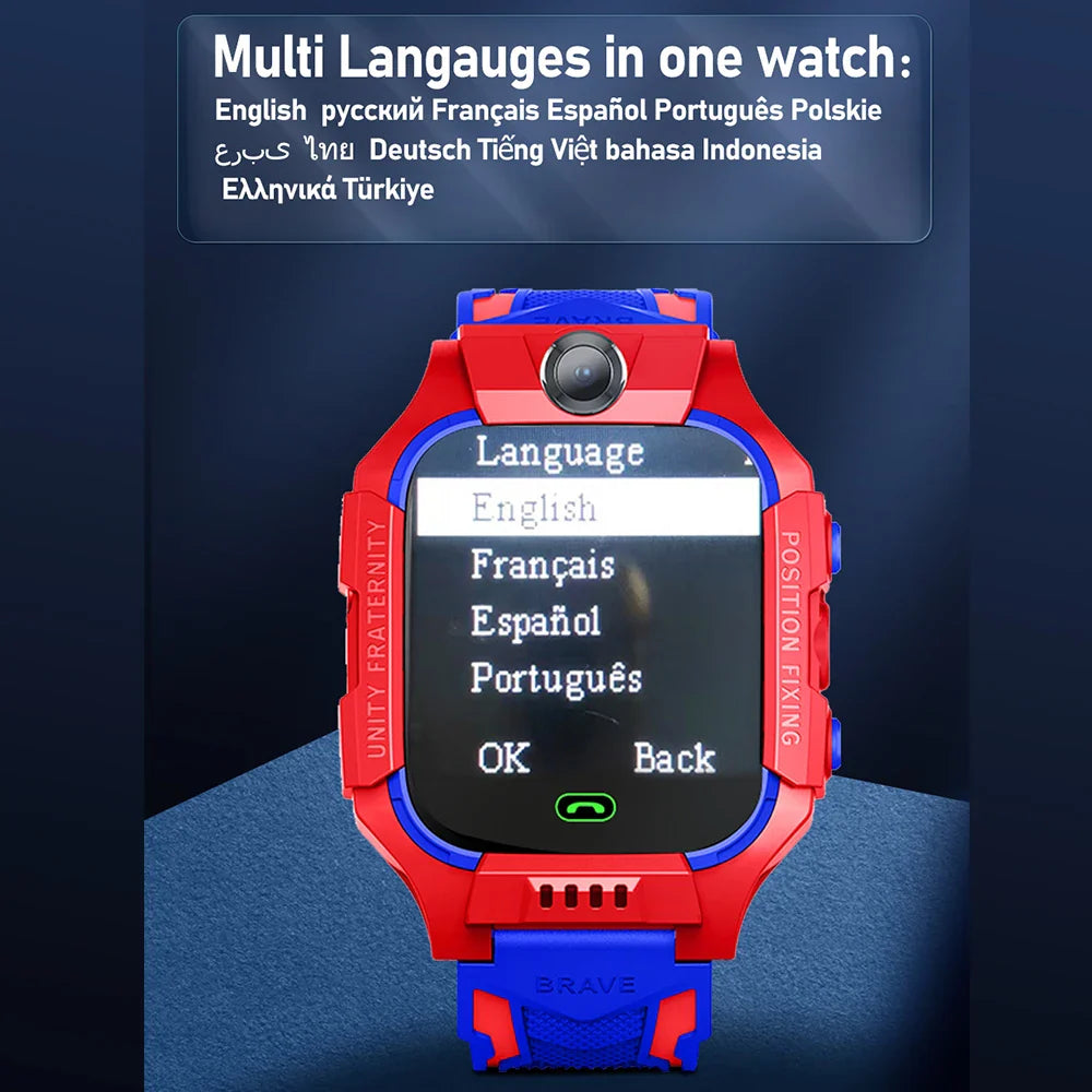 Kids Smartwatch with GPS, SOS, Camera, and 2G Phone Features