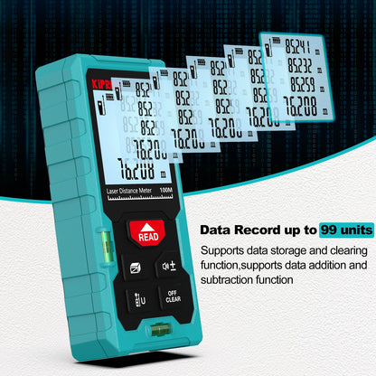 Kiprim Laser Rangefinder 100M High Accuracy Mini Measurement Tool