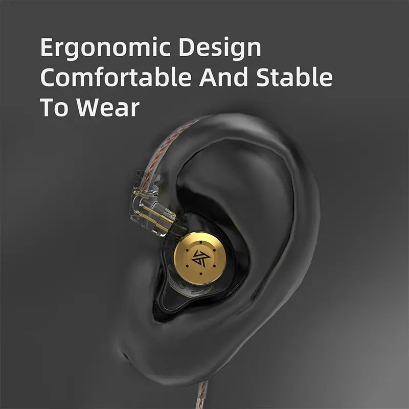 KZ EDX PRO Dynamic Earphones with HiFi Bass and Noise Cancelling Design