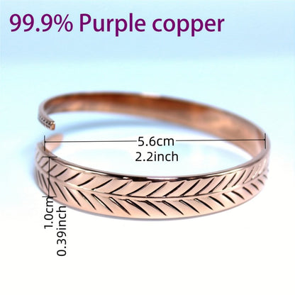 leaf pattern bracelet