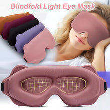 3D sleeping mask eyepatch for travel and night light blocking

