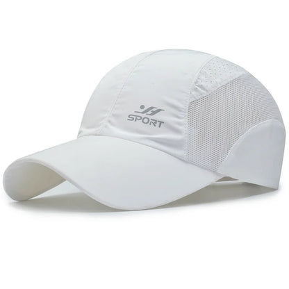 Quick Drying Adjustable Baseball Cap with Breathable Mesh and Sun Protection for Outdoor Sports