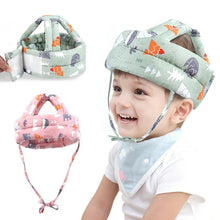 Baby head protection hat with soft padding for indoor safety and fall prevention

