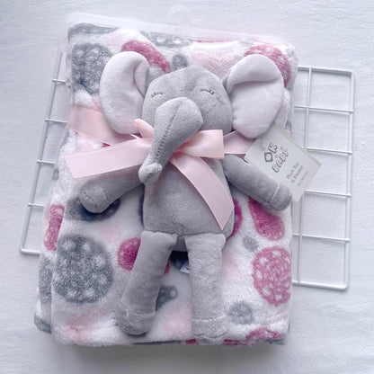 Soft baby fleece blanket for cozy naps and all-season comfort

